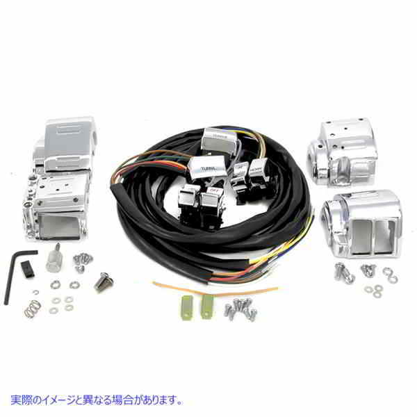 32-0560 クロームスイッチハウジングキット Chrome Switch Housing Kit 取寄せ Vツイン (検索用／