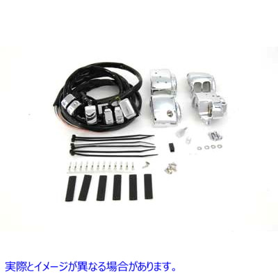 32-0561 クロームスイッチハウジングキット Chrome Switch Housing Kit 取寄せ Vツイン (検索用／