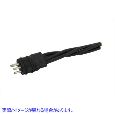 32-0593 オルタネーター ステーター プラグ エンド (4 ワイヤー付き) 取寄せ Vツイン Alternator Stator Plug End with 4 Wires