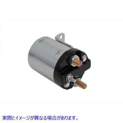 32-0632 アクセルクロームスターターソレノイド Accel Chrome Starter Solenoid 取寄せ Vツイン (検索用／71469-65 Accel 40111C