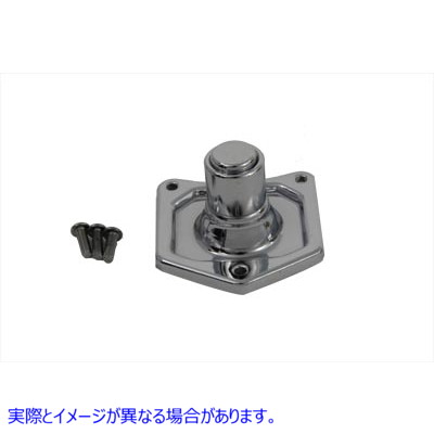 32-0742 リモートスターターボタンクローム Remote Starter Button Chrome 取寄せ Vツイン (検索用／