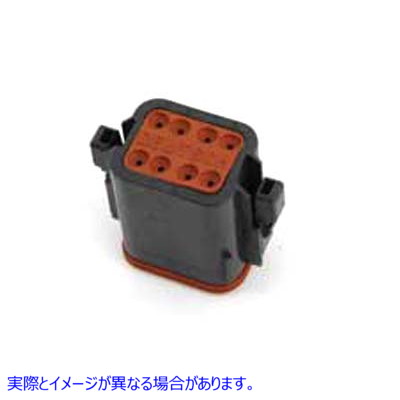 32-0910 OE Deutsch 配線ソケット ハウジング 8 ピン OE Deutsch Wiring Socket Housing 8-Pin 取寄せ Vツイン (検索用／72118-9