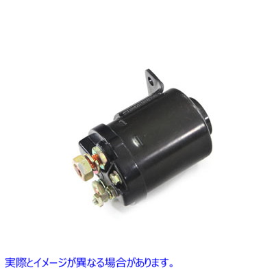 32-1063 アクセルスターターソレノイドブラック Accel Starter Solenoid Black 取寄せ Vツイン (検索用／ Accel 40111B