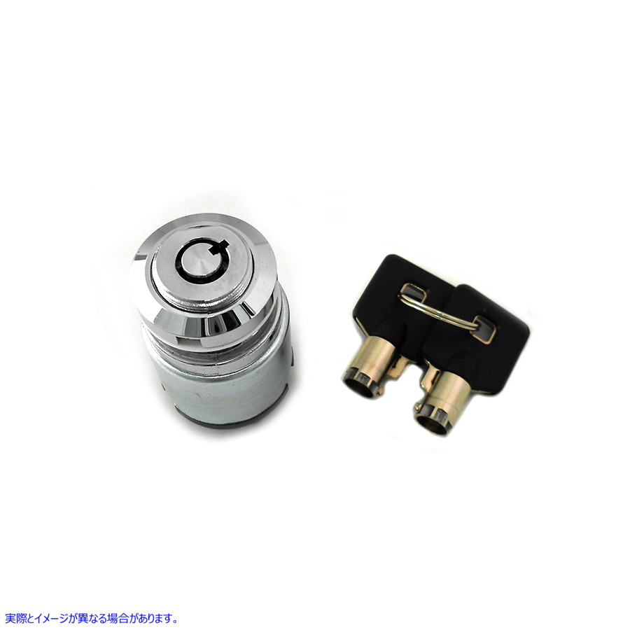 32-1099 クロームイグニッションキースイッチ Chrome Ignition Key Switch 取寄せ Vツイン (検索用／71425-77