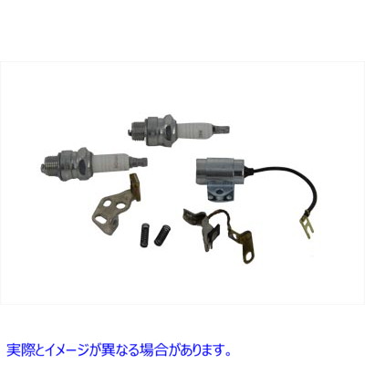 32-1116 チャンピオンスパークプラグ付き点火チューンアップキット 取寄せ Vツイン Ignition Tune Up Kit with Champion Spark P