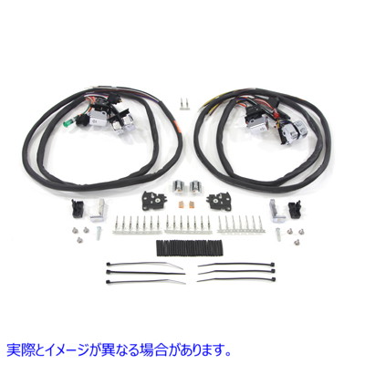 32-1131 Handlebar Switch Kit Chrome with 60 inch Wires 取寄せ Vツイン (検索用／ Volt Tech