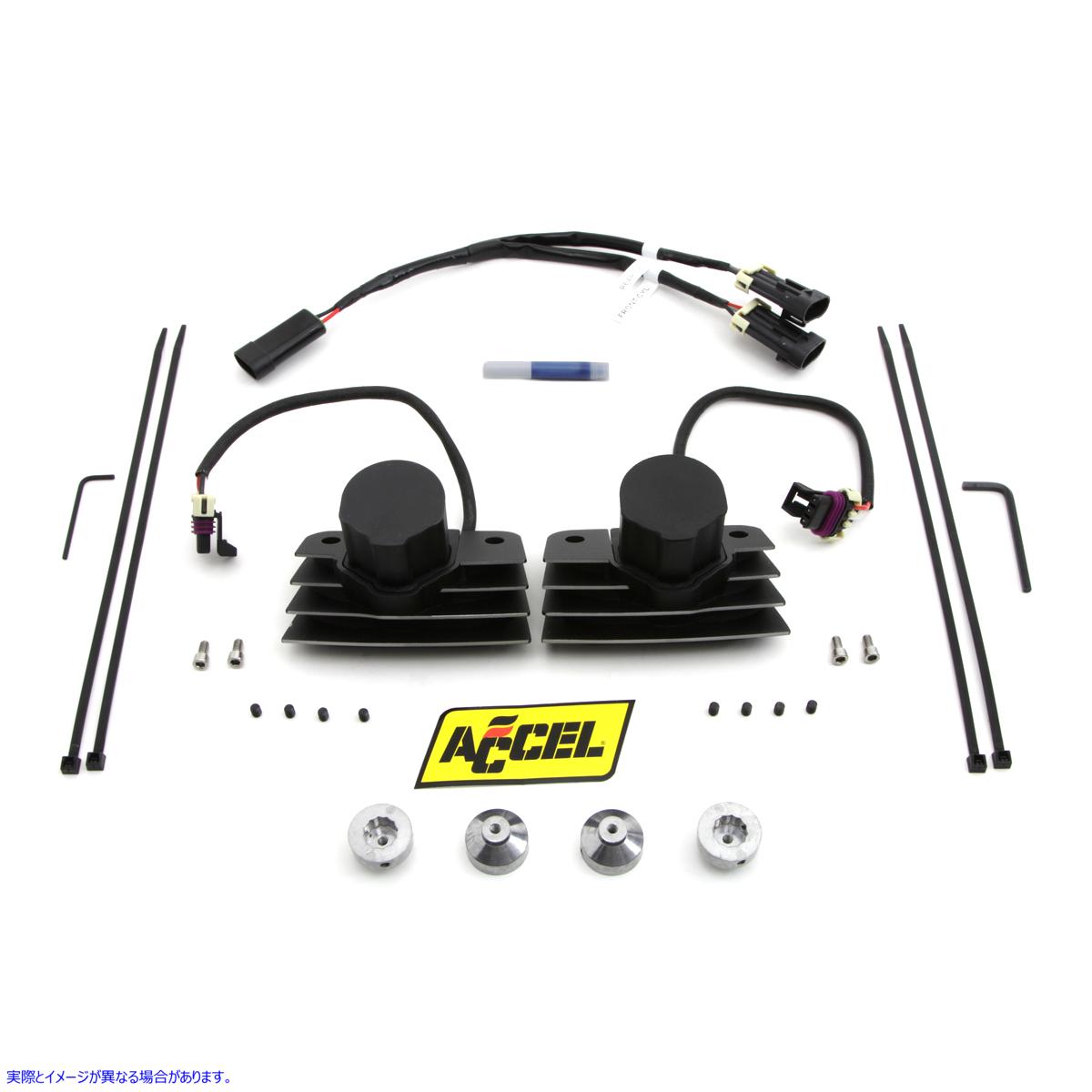 32-1140 アクセルブラックステルススーパーコイルセット Accel Black Stealth Super Coil Set 取寄せ Vツイン (検索用／ Accel 140411BC