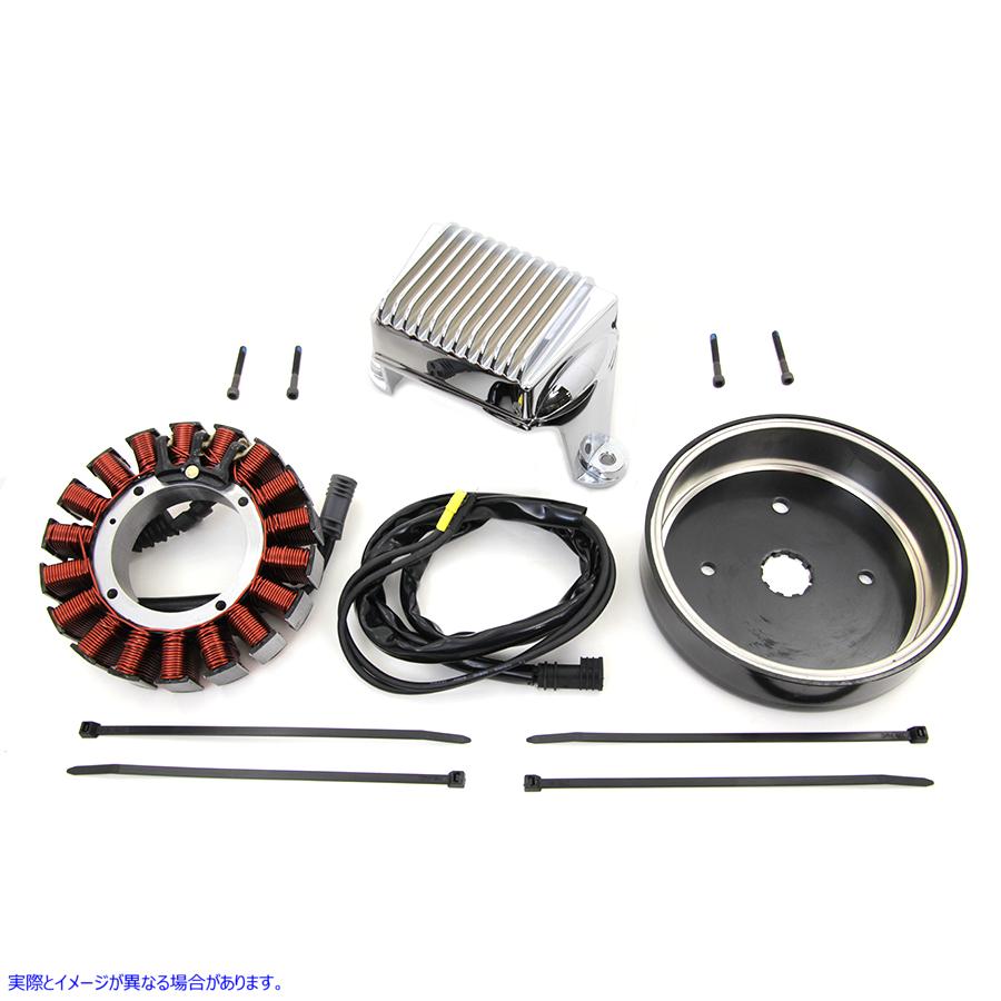 32-1281 オルタネーター充電システム キット 50 アンペア 取寄せ Vツイン Alternator Charging System Kit 50 Amp (検索用／-