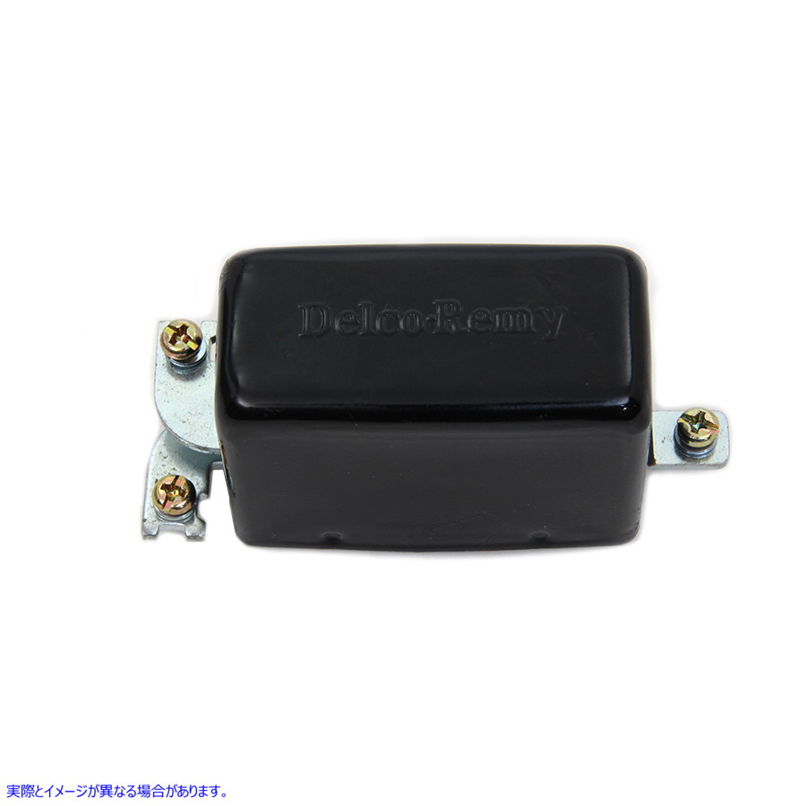 32-1310 ブラック レプリカ 3 ブラシ デルコ レミー リレー 取寄せ Vツイン Black Replica 3-Brush Delco Remy Relay (検索用／