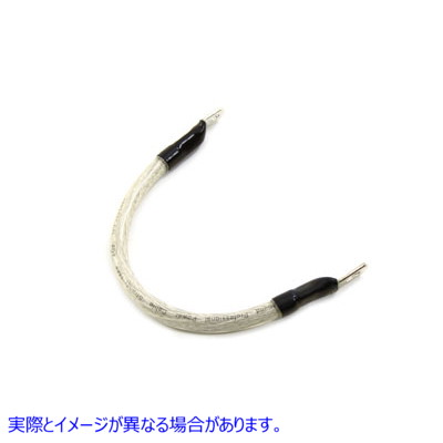 32-1400 クリア 8 インチ フレキシブル バッテリー ケーブル Clear 8 inch Flexible Battery Cable 取寄せ Vツイン (検索用／ Al