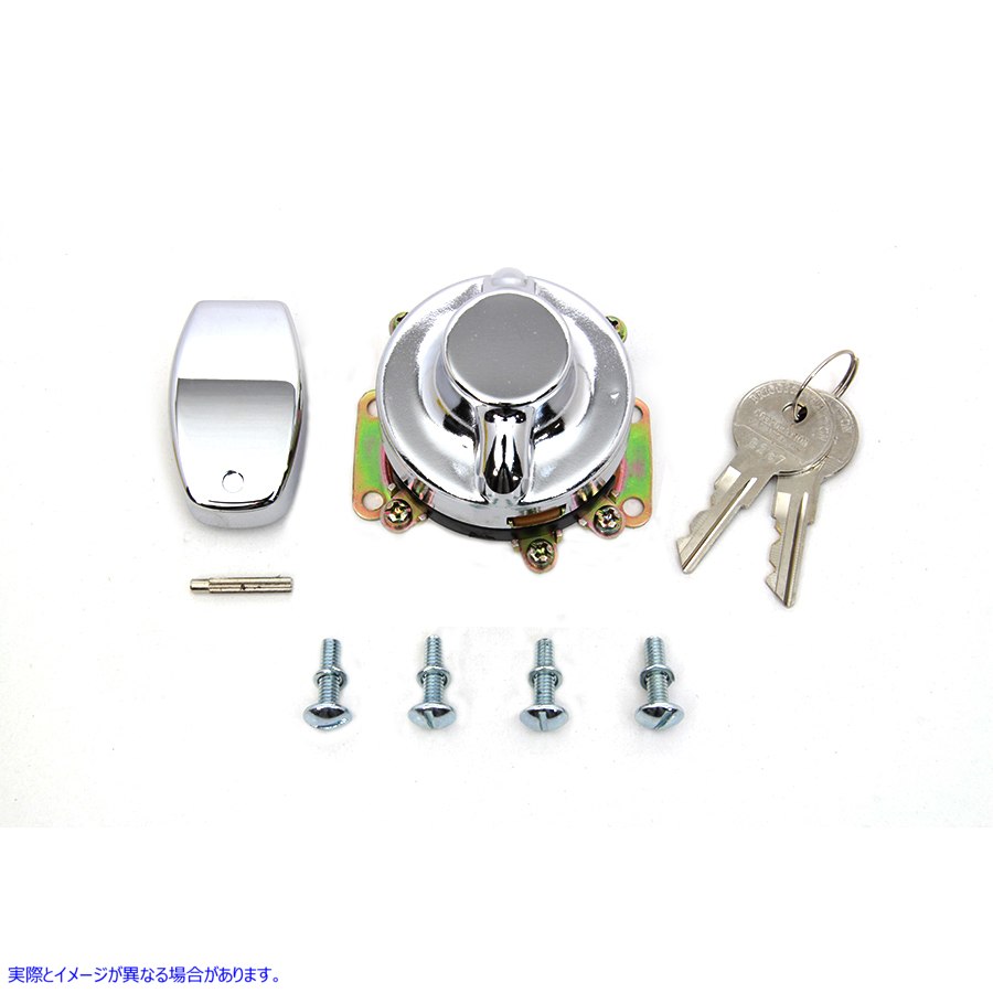32-1512 ファットボブ イグニッションスイッチ 6端子 クローム 取寄せ Vツイン Fat Bob Ignition Switch with 6 Terminals Chrom