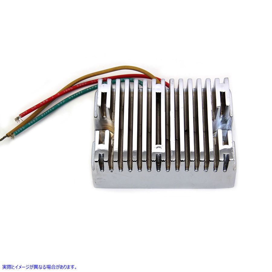 32-1532 Volt Tech クロム 6 ボルト レギュレーター 取寄せ Vツイン Volt Tech Chrome 6 Volt Regulator (検索用／