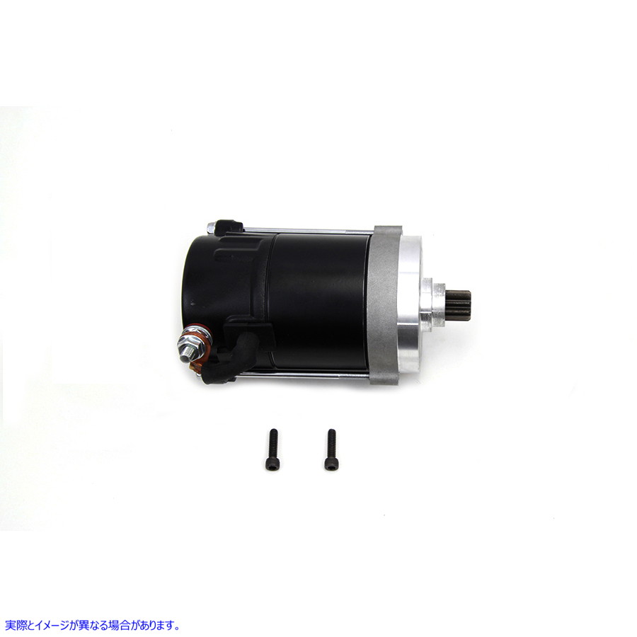 32-1634 スターターモーター ブラック Starter Motor Black 取寄せ Vツイン (検索用／