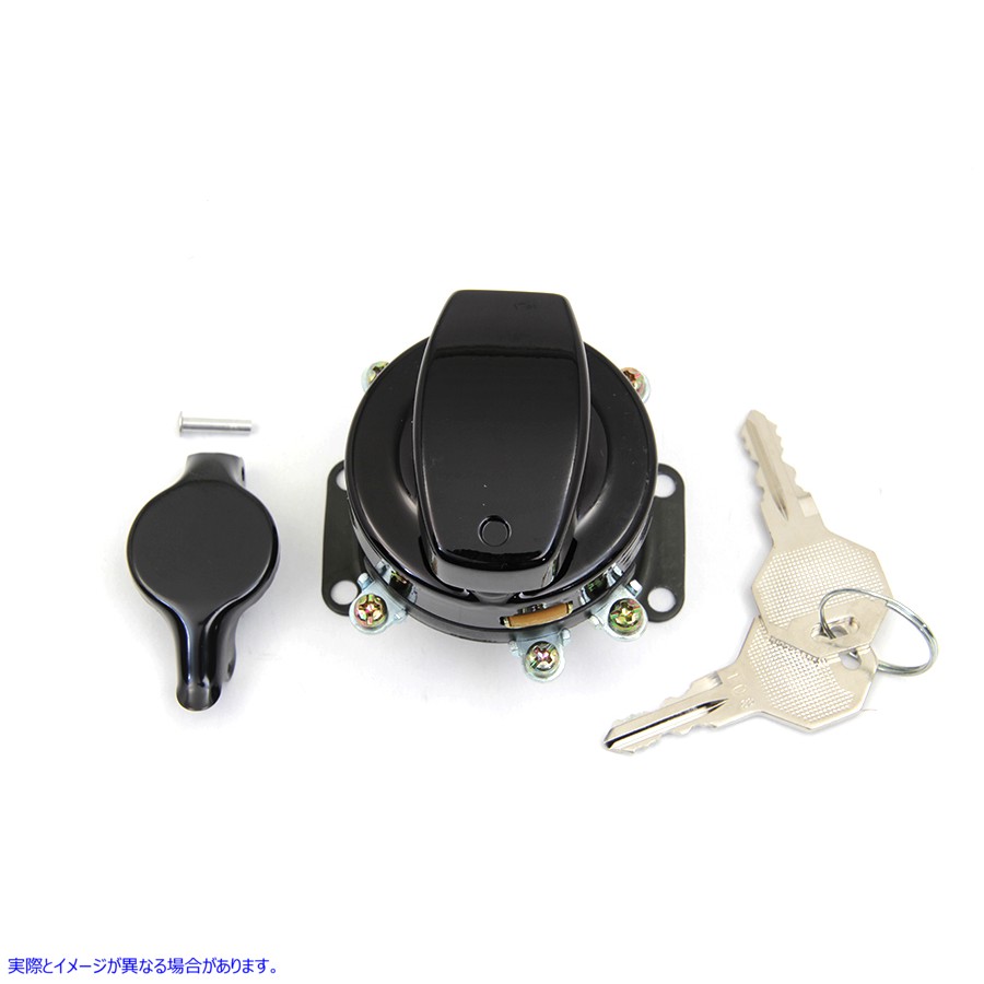 32-1691 ファットボブ イグニッションスイッチ 5端子付 グロスブラック 取寄せ Vツイン Fat Bob Ignition Switch with 5 Termina