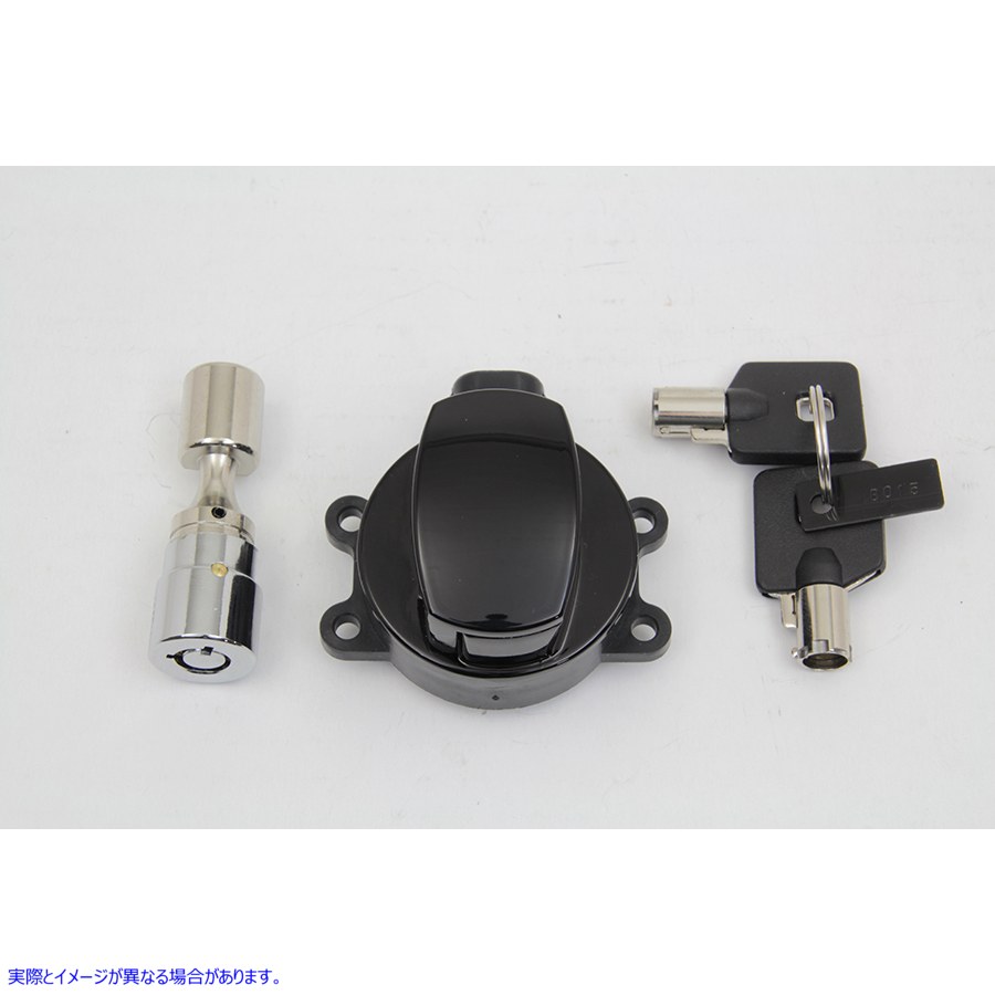 32-1698 イグニッションキースイッチ グロスブラック Ignition Key Switch Gloss Black 取寄せ Vツイン (検索用／71419-11