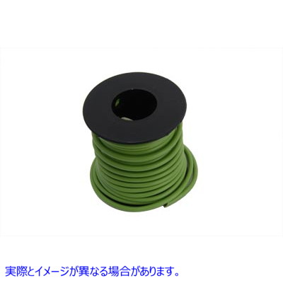 32-2134 一次ワイヤー 14 ゲージ 25 フィート ロール グリーン Primary Wire 14 Gauge 25' Roll Green 取寄せ Vツイン (検索用／