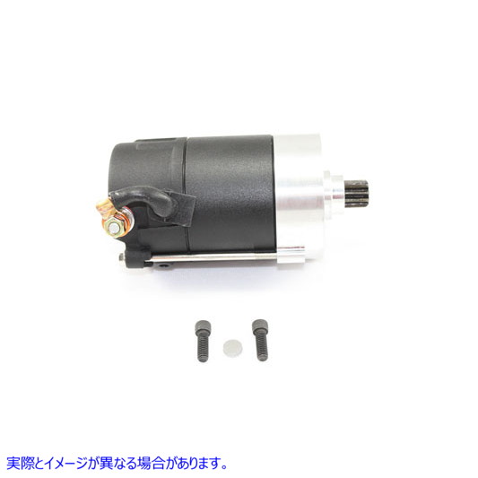 32-5120 プレストライトタイプ ブラック 1.4kW スターターモーター 取寄せ Vツイン Prestolite Type Black 1.4kW Starter Motor