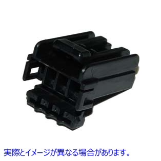 32-6510 アンプソケット配線ハウジング 4 ポジション Amp Socket Wiring Housing 4 Position 取寄せ Vツイン (検索用／73154-96B