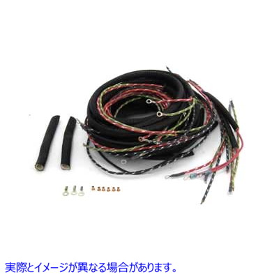 32-7559 ワイヤーハーネスキット バッテリー電動スタート 取寄せ Vツイン Wiring Harness Kit Battery Electric Start (検索用／