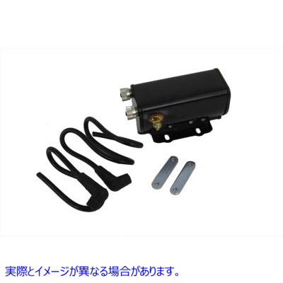 32-8088 ブラック 12 ボルト点火コイル 取寄せ Vツイン Black 12 Volt Ignition Coil (検索用／