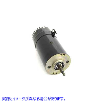 32-9001 標準出力付き黒色 6 ボルト 2 ブラシ発電機 取寄せ Vツイン Black 6 Volt 2-Brush Generator with Standard Output (検