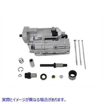 32-9202 クローム スターターキット 2.4kW シャフト付き Chrome Starter Kit 2.4kW with Shaft 取寄せ Vツイン (検索用／