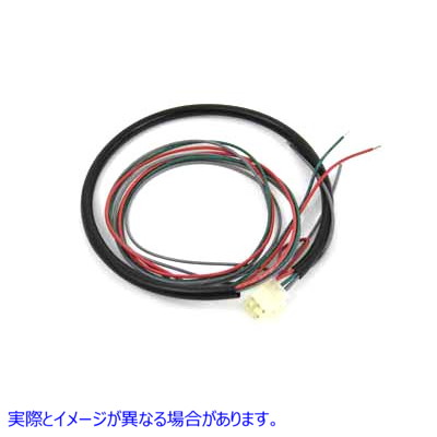 32-9312 PVC被覆テールランプ配線 取寄せ Vツイン PVC Covered Tail Lamp Wiring (検索用／