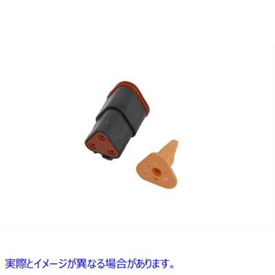 32-9621 ドイツ製密閉型 4 線式コネクタ コンポーネント Deutsch Sealed 4 Wire Connector Component 取寄せ Vツイン (検索用／7