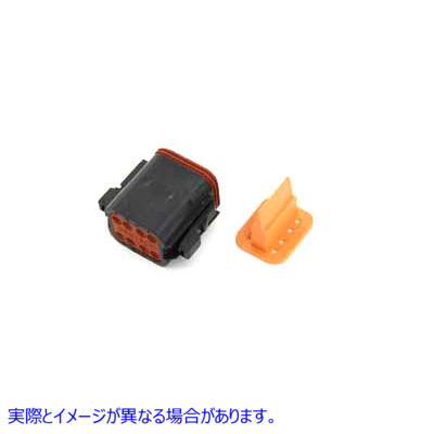 32-9625 ドイツ製密閉型 8 線コネクタ コンポーネント Deutsch Sealed 8 Wire Connector Component 取寄せ Vツイン (検索用／721