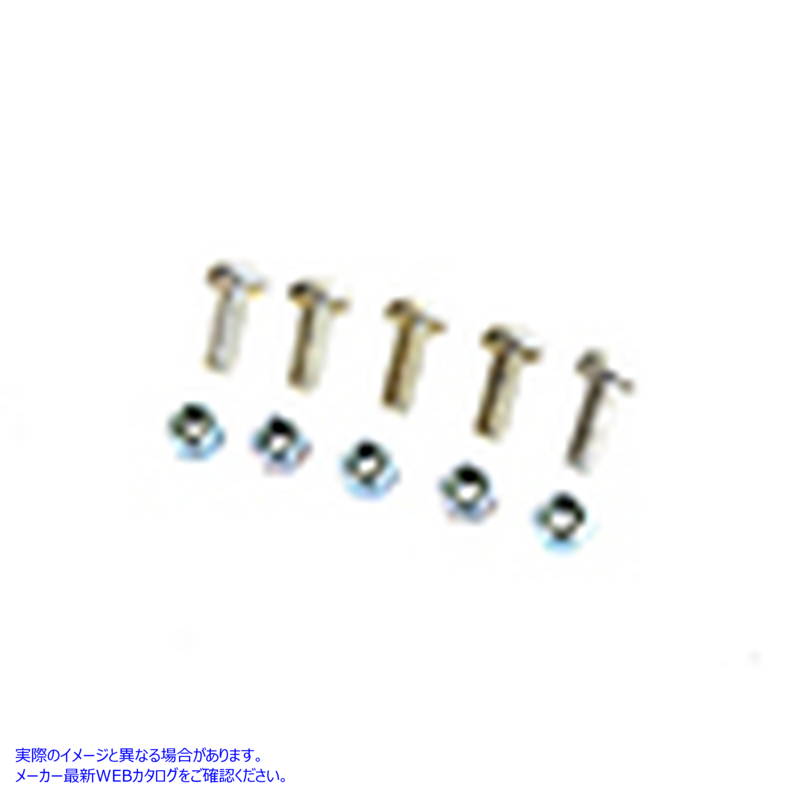 3268-10 亜鉛フロントブレーキディスクボルトキット Zinc Front Brake Disc Bolt Kit 取寄せ Vツイン (検索用／3655 Colony