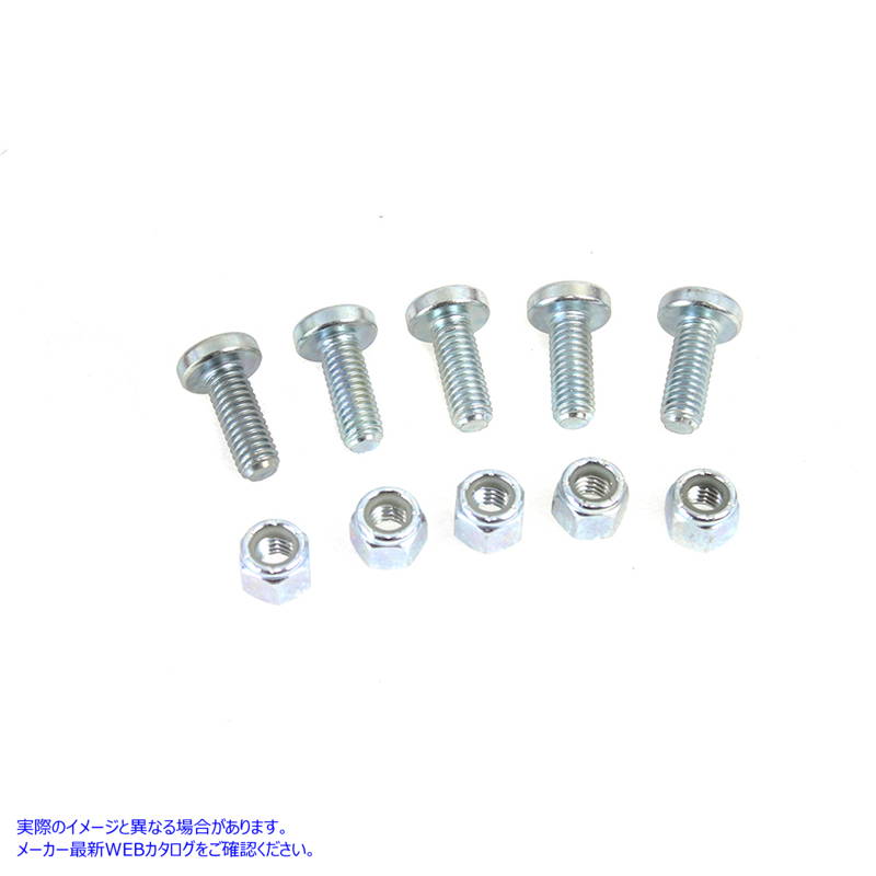 3270-10 リアディスクボルトとナットキット 亜鉛 Rear Disc Bolt and Nut Kit Zinc 取寄せ Vツイン (検索用／43567-92 Colony