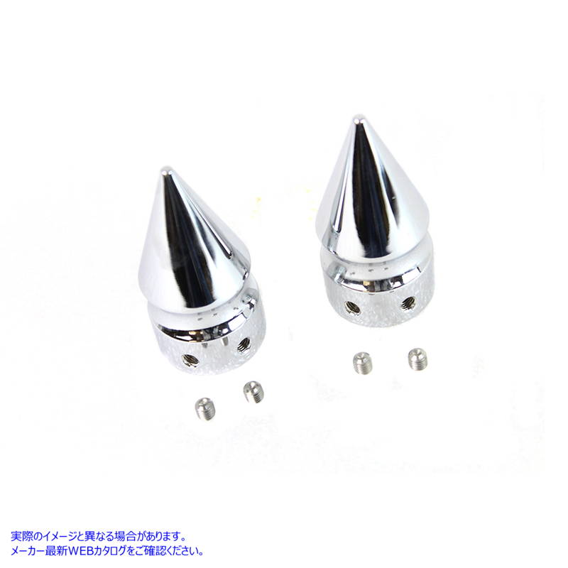 3275-2 フロントアクスルカバーセット パイクスタイル クロームメッキ Front Axle Cover Set Pike Style Chrome Plated 取寄せ V