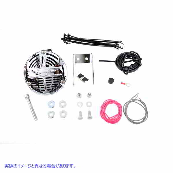 33-0009 クラシック 12V ホーンキット (ブラケット付き) Classic 12V Horn Kit with Bracket 取寄せ Vツイン (検索用／69036-88