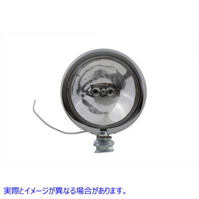 33-0010 クロム スポットランプ アセンブリ クリア Chrome Spotlamp Assembly Clear 取寄せ Vツイン (検索用／68652-64B