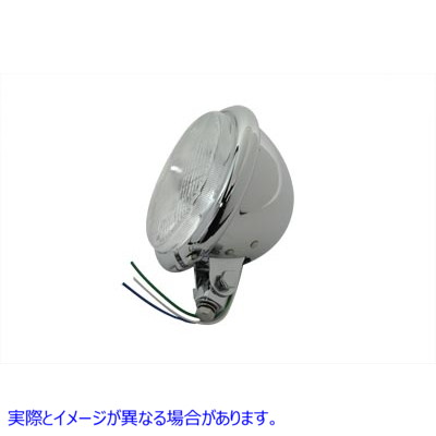 33-0019 5-3/4 インチ丸型ヘッドランプ アセンブリ ベイツ スタイル 5-3/4 inch Round Headlamp Assembly Bates Style 取寄せ V