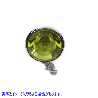 33-0063 クロームスポットランプアセンブリ（電球付き） 取寄せ Vツイン Chrome Spotlamp Assembly with Bulb (検索用／