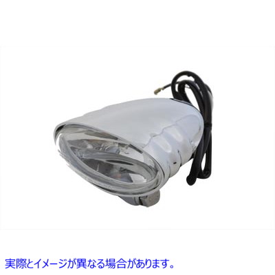 33-0075 クローム シングルビーム フォグランプ Chrome Single Beam Fog Light 取寄せ Vツイン (検索用／