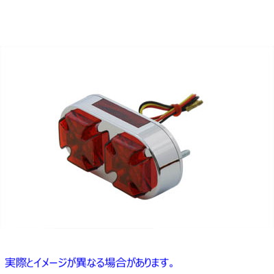 33-0106 クロームマルタテールランプ Chrome Maltese Tail Lamp 取寄せ Vツイン (検索用／