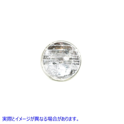 33-0123 7インチ丸型ヘッドランプシールビームバルブ 7 inch Round Headlamp Seal Beam Bulb 取寄せ Vツイン (検索用／67717-64