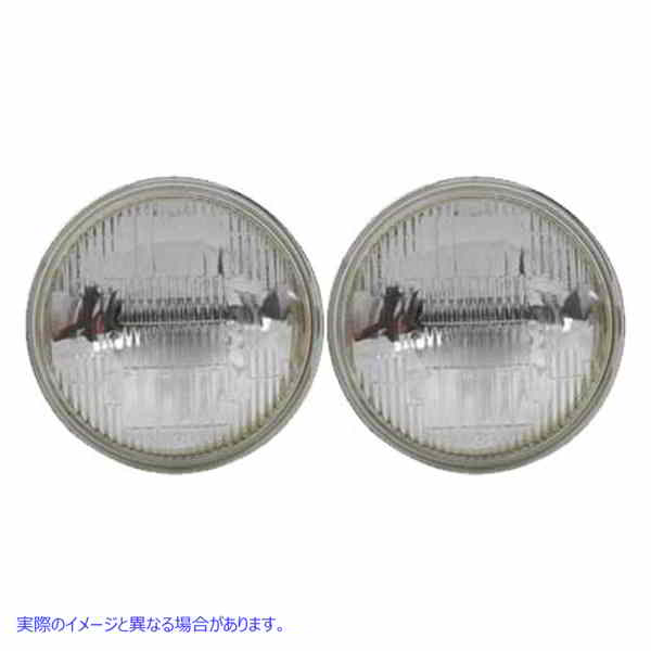 33-0161 クリア 4-1/2 インチ 12 ボルト シールド ビーム スポットランプ電球セット Clear 4-1/2 inch 12 Volt Sealed Beam Spot