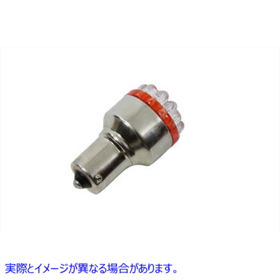 33-0214 ウインカー用赤色LEDバルブ Red LED Bulb for Turn Signal 取寄せ Vツイン (検索用／