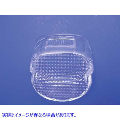 33-0246 テールランプレンズレイダウンスタイルはクリアです Tail Lamp Lens Laydown Style Clear 取寄せ Vツイン (検索用／ Wyatt Gatling