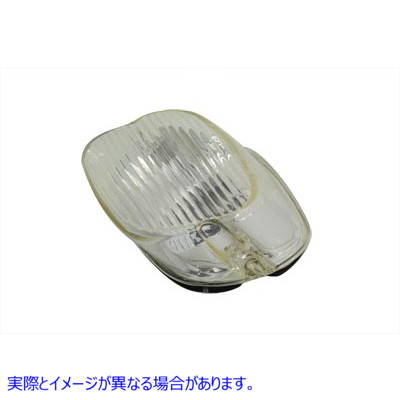 33-0253 テールランプレンズ レイダウンスタイル クリア Tail Lamp Lens Laydown Style Clear 取寄せ Vツイン (検索用／