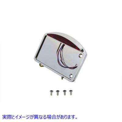 33-0265 クロームスライス LED テールランプ ライセンス プレート アセンブリ Chrome Slice LED Tail Lamp License Plate Assemb