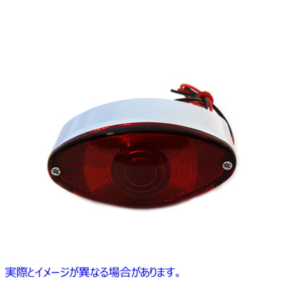 33-0306 クロームテールランプキャットアイスタイル Chrome Tail Lamp Cateye Style 取寄せ Vツイン (検索用／