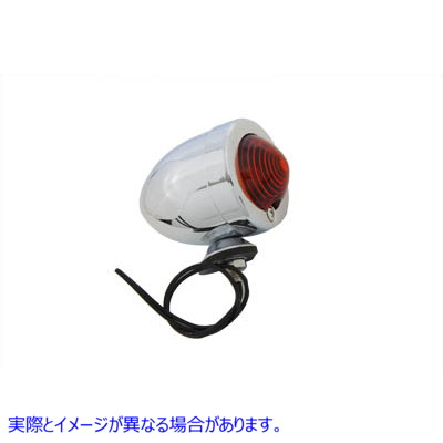 33-0320 クロームブレットレッドマーカーランプデュアルフィラメント Chrome Bullet Red Marker Lamp Dual Filament 取寄せ Vツ