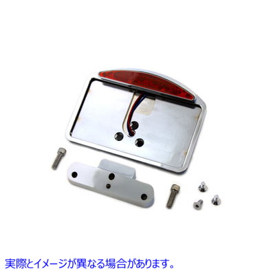 33-0392 クロームスライス LED テールランプ ライセンス プレート アセンブリ Chrome Slice LED Tail Lamp License Plate Assemb