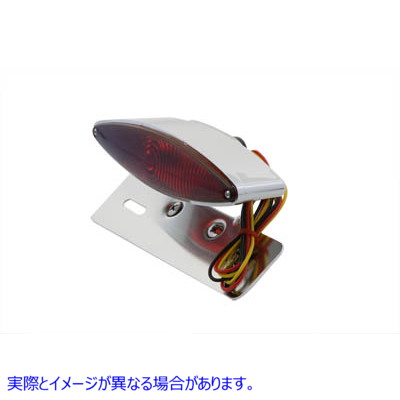 33-0435 クローム スネークアイ フェンダー マウント テールランプ キット Chrome Snake Eye Fender Mount Tail Lamp Kit 取寄せ