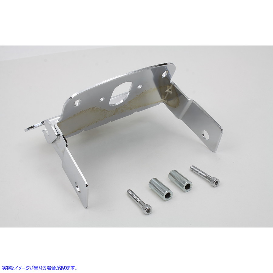 33-0584 クロームデコテールランプマウントブラケット Chrome Deco Tail Lamp Mount Bracket 取寄せ Vツイン (検索用／