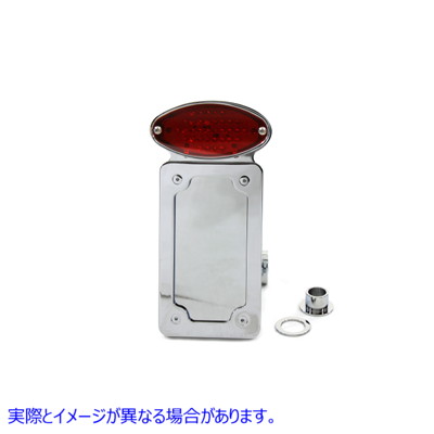 33-0588 クローム縦型テールランプアセンブリ Chrome Vertical Tail Lamp Assembly 取寄せ Vツイン (検索用／